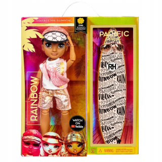 Bábika - Rainbow High Pacific Coast Fashion Finn Rosado Boy