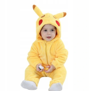 Pokémon - Rampers pyžamá Detská Dresik Kigurumi Pikachu