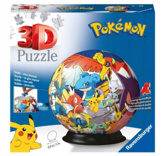 Pokemon Puzzle 3D Ravensburger Sphere 72 položiek