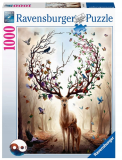 Ravensburger puzzle 1000 prvkami magického jelení