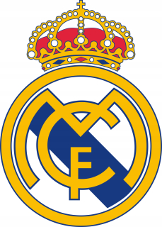Samolepky do detskej izby - Nálepka na stenu loga v reálnom Madride 100 cm plagát