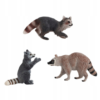 Realistické lesná zver a Zoo postavy prístrešok