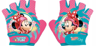 Detské bicykel rukavice Disney Minnie Pink