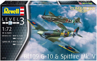Lepiaca súprava Revell BF109G-10 & Spitfir