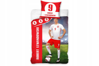 Detský set paplón, vankúš - Robert Lewandowski Bedding 160x200 bavlnená guľa