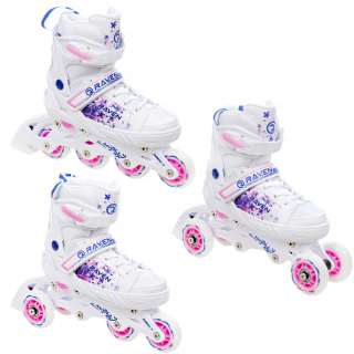 Detské kolieskové korčule -  Roller Roller Rollers 3in1 Raven Meia 28-32