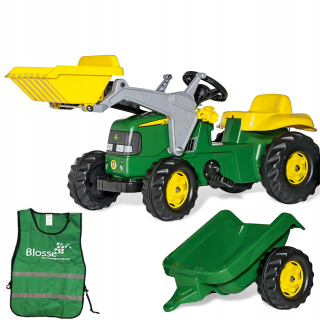 Rolly Toys John Deere pedálový traktor vedro