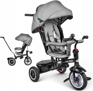 Besrey Grey Tricals Bicykel Bike 7in1 Gray