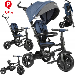 Triple Bicycle kočík jazdy pusher qPlay
