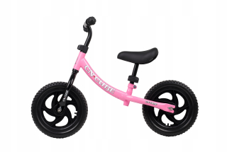 Detské odrážadlo - Závodný bicykel pre ružové deti 12 "