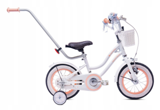 Bicykel pre deti 12 "Biele Bike Bike Bike White Marhuot