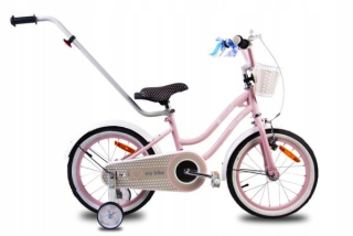 Bicykel s kolieskami - Detský bicykel 14 "Heart Bike Pink BMX