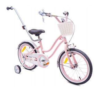 Bicykel pre dievča 16 palcové srdce bicykel ružový