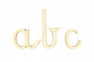 Pohybujúce abecedy Malá list napísaný 60
