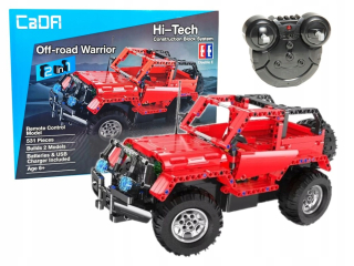 Stavebnica - Terrain Car Jeep Auto RC Cada Blocks 531 EL.
