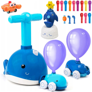 Car balón launcher hračka + Balloons čerpadlo