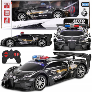 Diaľkový ovládač policajné auto AUTO BATÉRIE