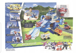 Super Wings World Aircraft Light Sound