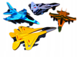 Lietadlo tryskové stíhačky metal PLANE