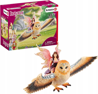 Schleich Elf na sovie trblietky Bayala - 70713