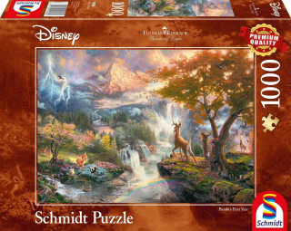 SCHMIDT BAMBI DISNEY skladačky Jelonek Kinkade 1000