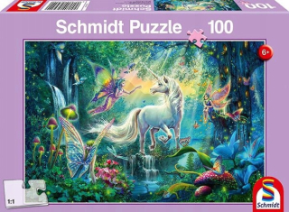 SCHMIDT PUZZLE víly a magického jednorožca EL 100