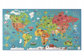 SCRATCH Puzzle WORLD MAP 150