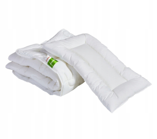 Detský paplón a vankúš - Senna Baby Set s podstielkou bambus 100x135