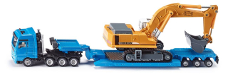 Siku 1847 TRUCK WITH EXCAVATOR 1:87 odtahovka +