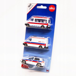 Siku 3v1 set ambulancie ambulancie 1825 WWA