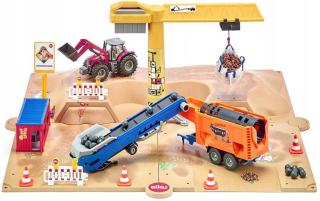 SIKU WORLD 5701 Square stavebný žeriav, triedič, bager