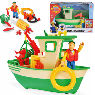 Simba Fireman Sam Rybársky čln Charlie + Figurine