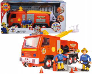 SIMBA Fireman Sam hasičská striekačka JUPITER 2 číslice