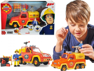 SIMBA Fireman Sam hasičská striekačka so sochou Venuša