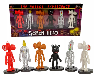 Siréna head set figúrky 6ks en Anime obrázkoch