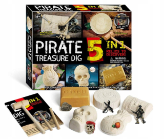 Pirate Treasury Výkop 5v1 - Super súprava 5 ks