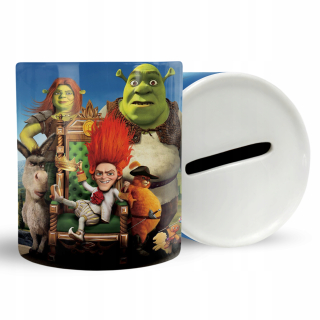 Pokladnička pre deti - DARČEK K PRASIATKU SHREK + TEXT ZADARMO