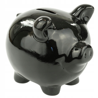 Detská pokladnička - Piggy Bank Ceramic Mump otvára darček
