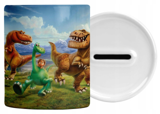 Pokladnička pre deti - Dobrá banka Dinosaur Piggy s menom