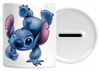 Pokladnička pre deti - Piggy banka pre deti Lilo a Stich s menom