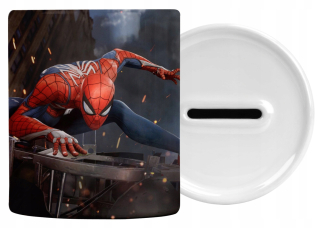 Pokladnička pre deti - Spidermanova detská prasiatka s menom zadarmo
