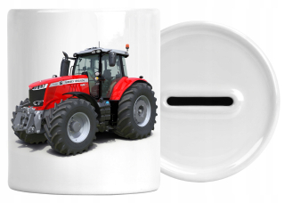 Pokladnička pre deti - Piggy banka pre deti traktor traktor s menom