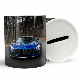 Detská pokladnička - Mercedes Benz Gift Piggy Bank Gift + text