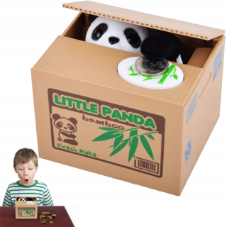 Pokladnička pre deti - Elektronická panda Malczy Panda Interactive Piggy Bank