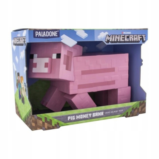 Pokladnička pre deti - Minecraft Piggy Bank Pig Originálna licencia
