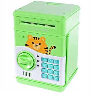 Detská pokladnička - Piggy Bank za peniaze pre deti bezpečné s mačiatkou