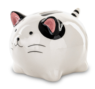 Detská pokladnička - Piggy Bank otvoril Cat Ceramics 10x14 cm