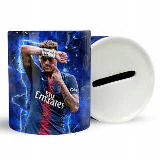 Detská pokladnička - Futbalisti Piggy Bank Neymar Darček + bezplatný text