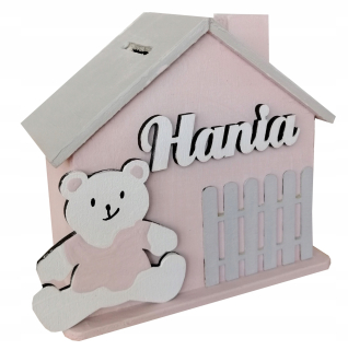 Pokladnička pre deti - Darček Piggy Bank pre krst, narodeniny, rok