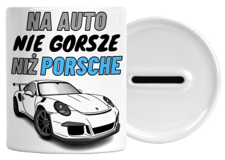 Detská pokladnička - Zbieram prasiatko s mojím menom na Porsche Auto